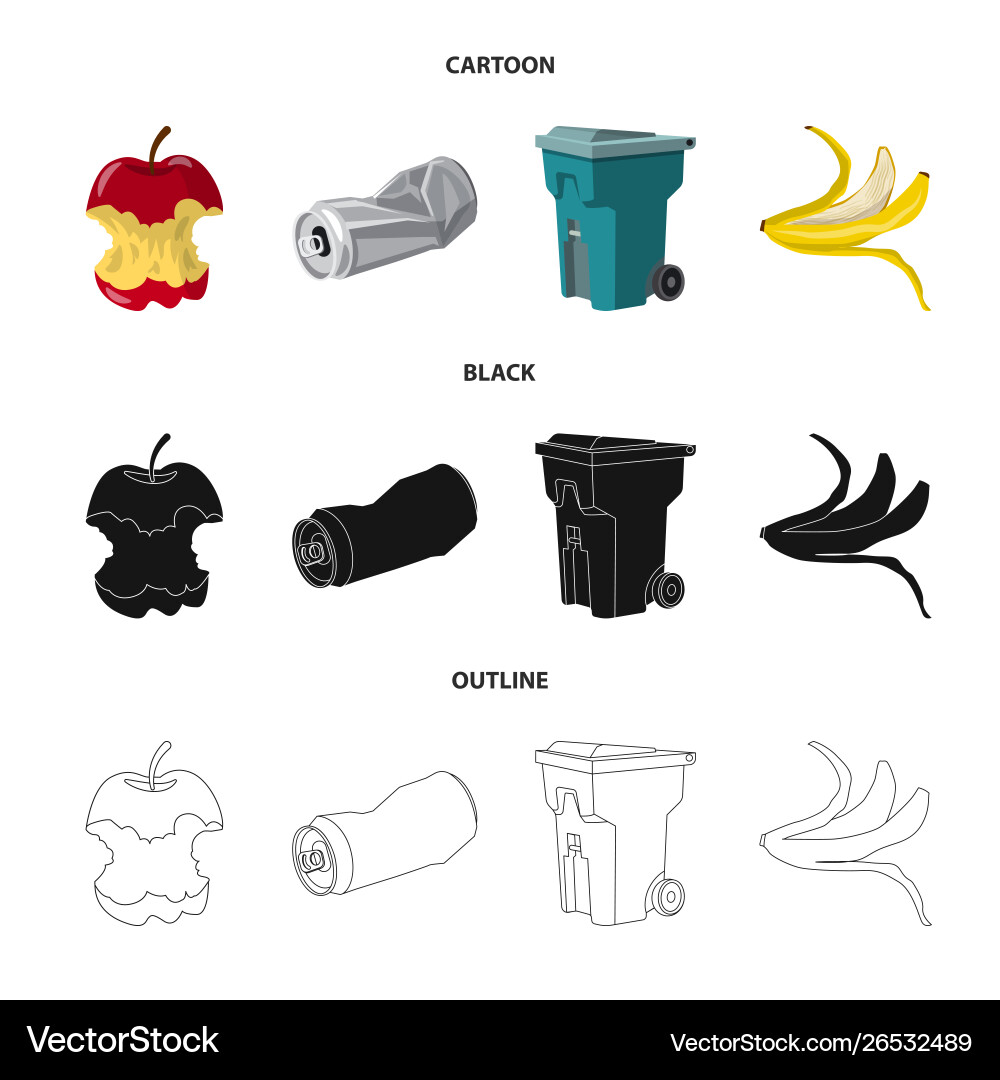 Isolated object refuse and junk icon Isolated object refuse and junk icon vector image