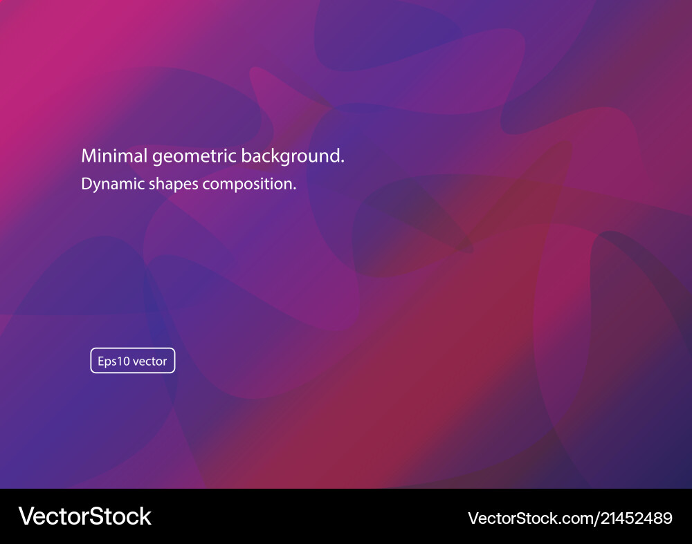 Minimal geometric background dynamic shapes vector image