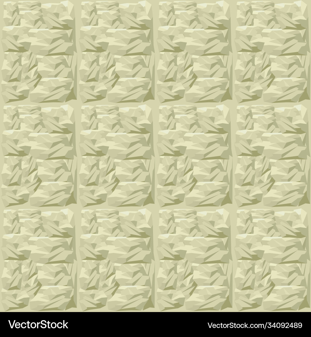 Seamless pattern from stone blocks Vector Image