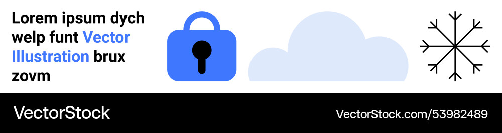Security and cloud infrastructure concepts Security and cloud infrastructure concepts vector image