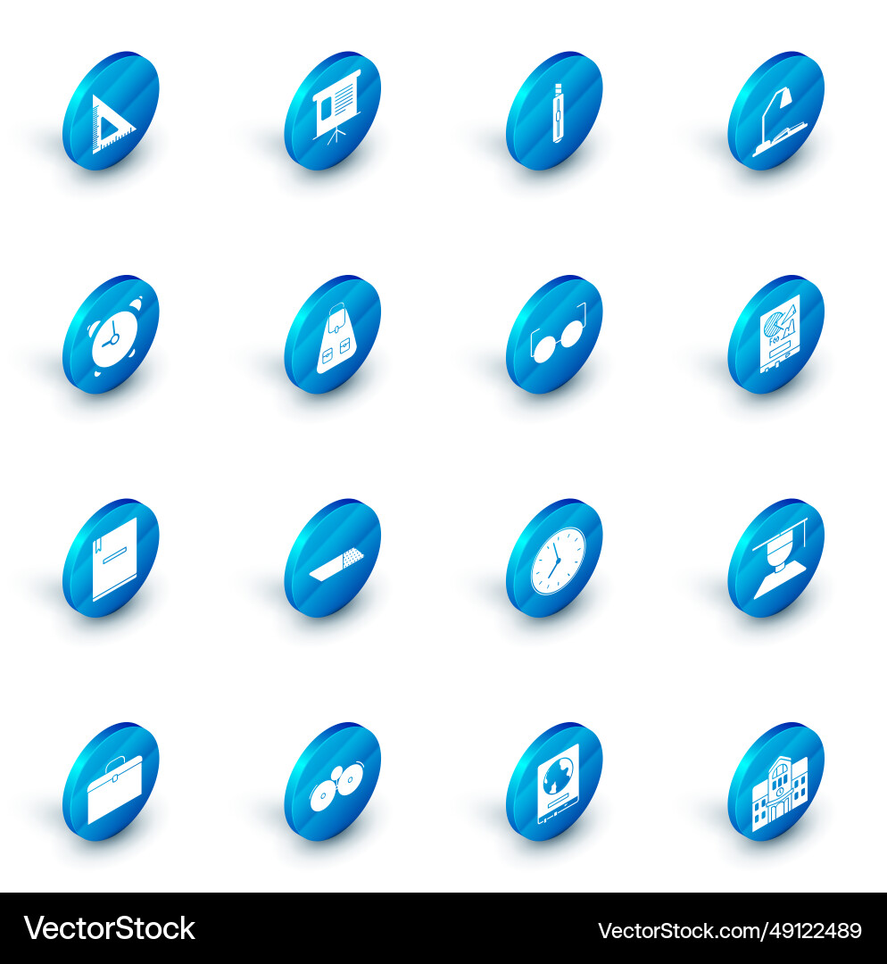 Set presentation financial board with graph Vector Image