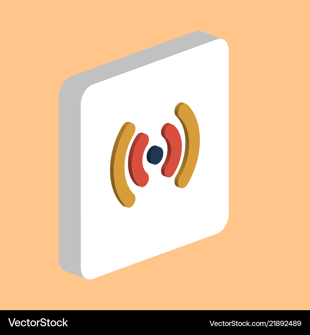 Wifi signal computer symbol vector image