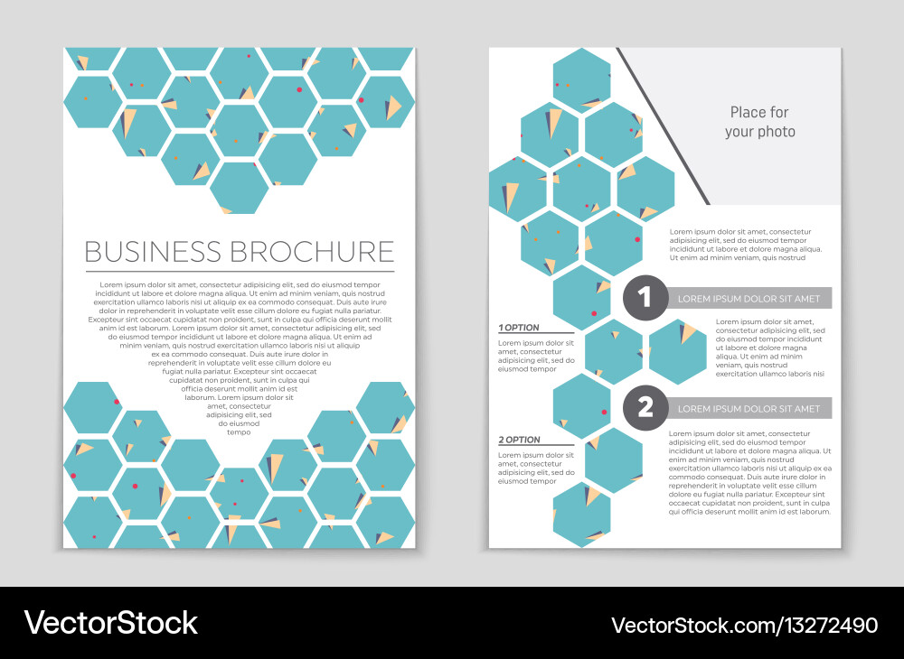 Abstract layout background set for art Vector Image