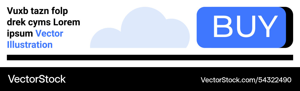 E-commerce call-to-action design with buy button E-commerce call-to-action design with buy button vector image