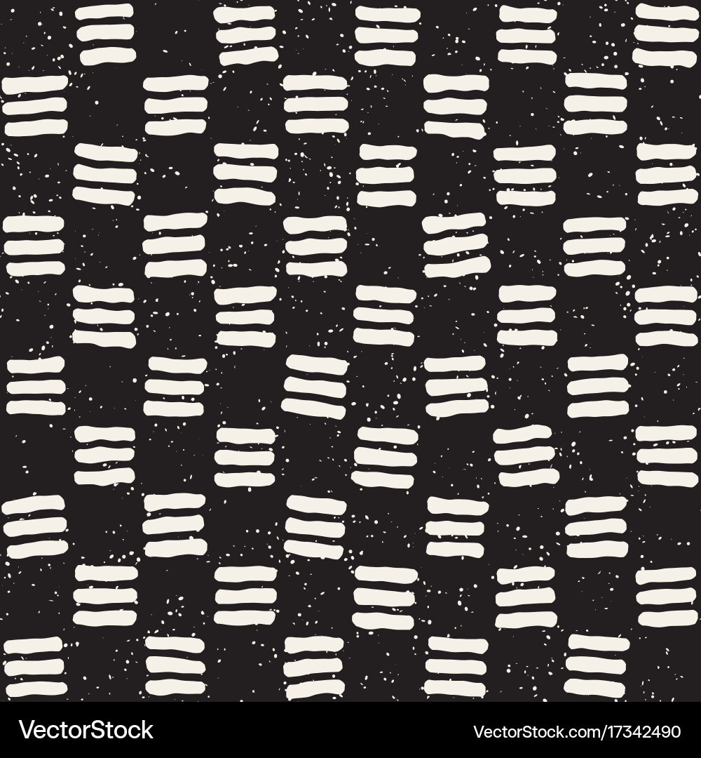 Seamless pattern with hand drawn lines abstract Vector Image