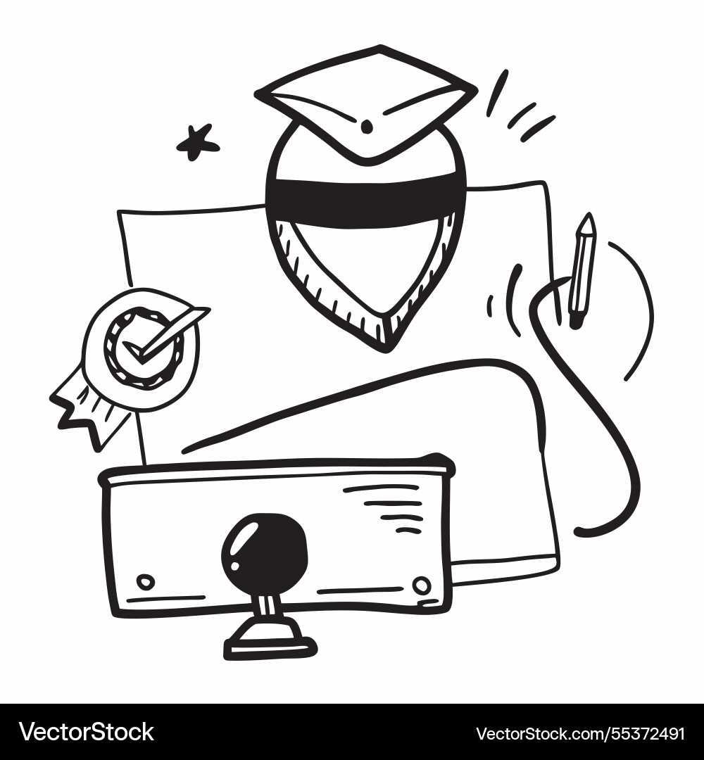 2d als Cyber Security Training Icon Lizenzfreier Vektor