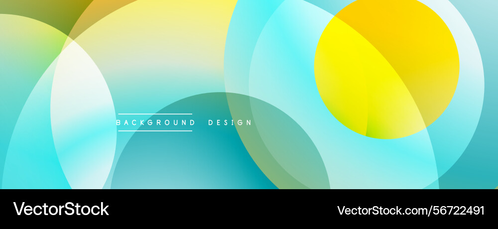 Abstract circles overlap creating vibrant Abstract circles overlap creating vibrant vector image
