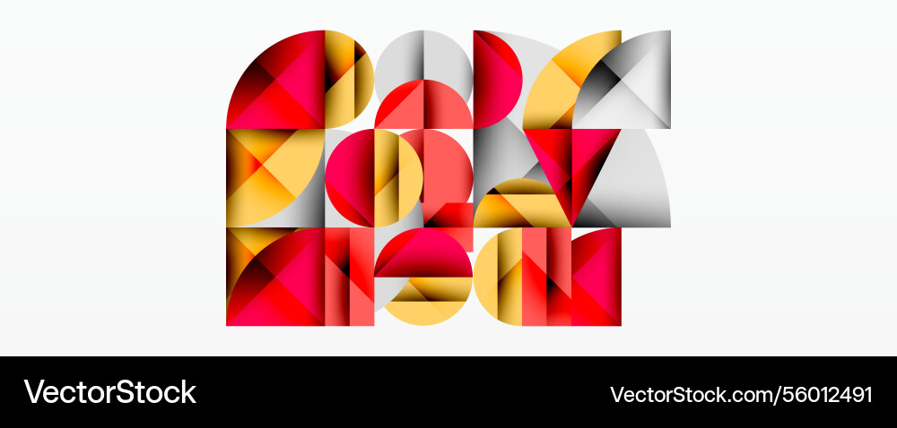 Abstract geometric design with intersecting Abstract geometric design with intersecting vector image