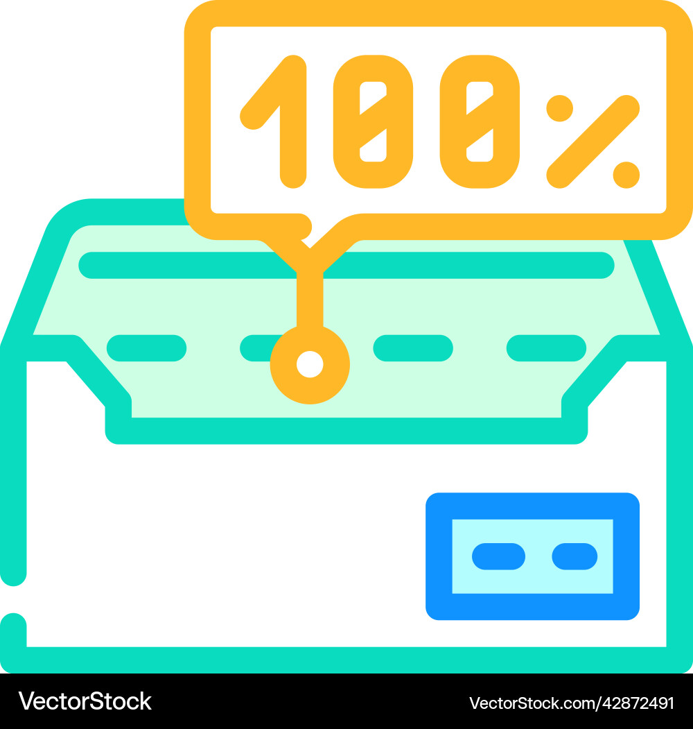 Deliverability tests color icon Deliverability tests color icon vector image