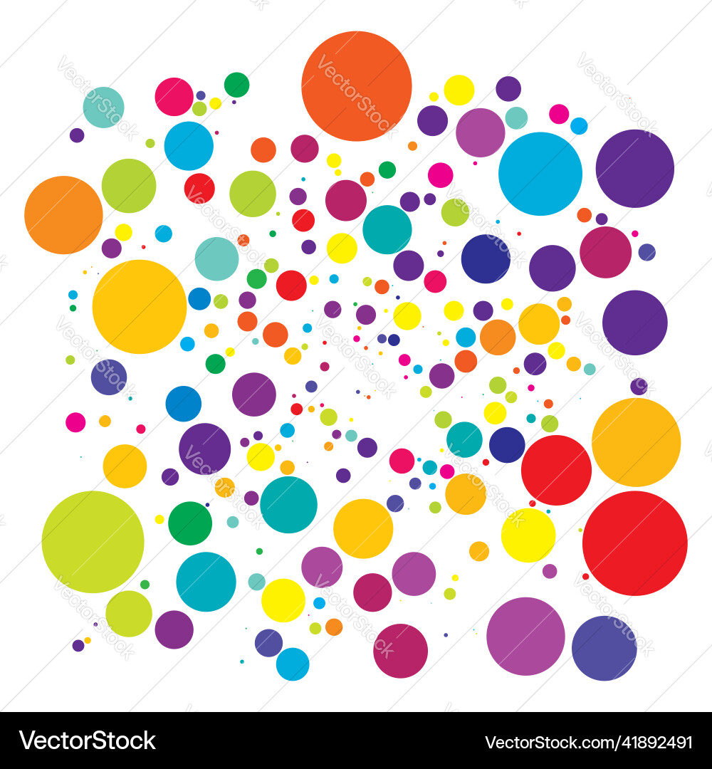 Random dots circles dotted pattern texture Vector Image