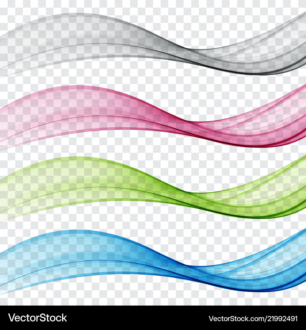 Smooth Wave Abstract Background vector image
