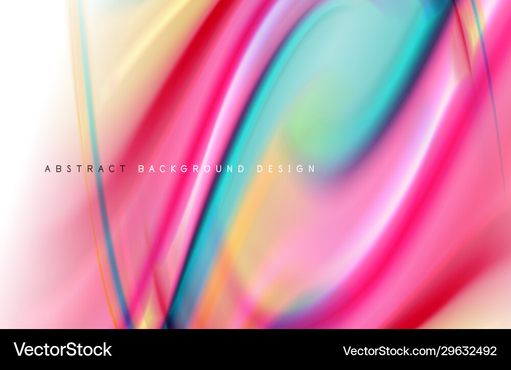 Abstract background - fluid color gradient waves Abstract background - fluid color gradient waves Vector Image