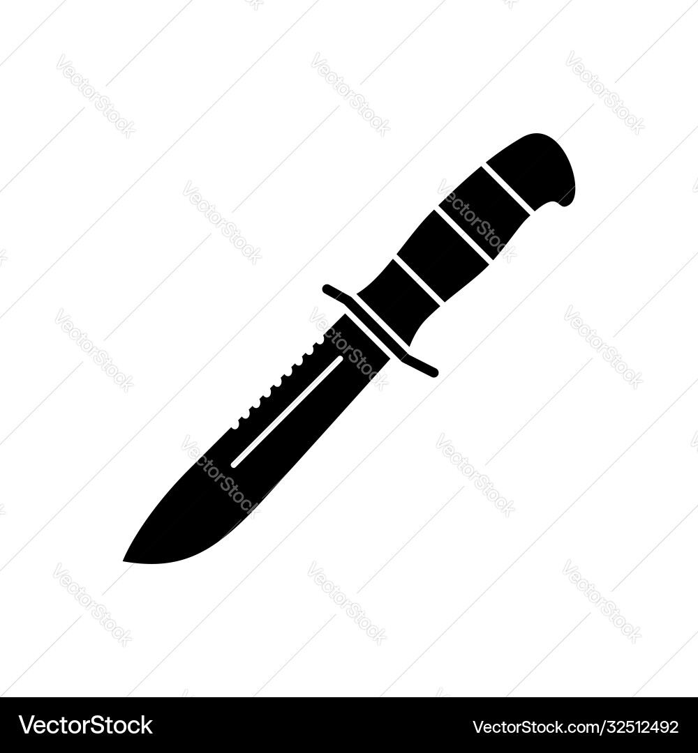 Combat knife Combat knife vector image