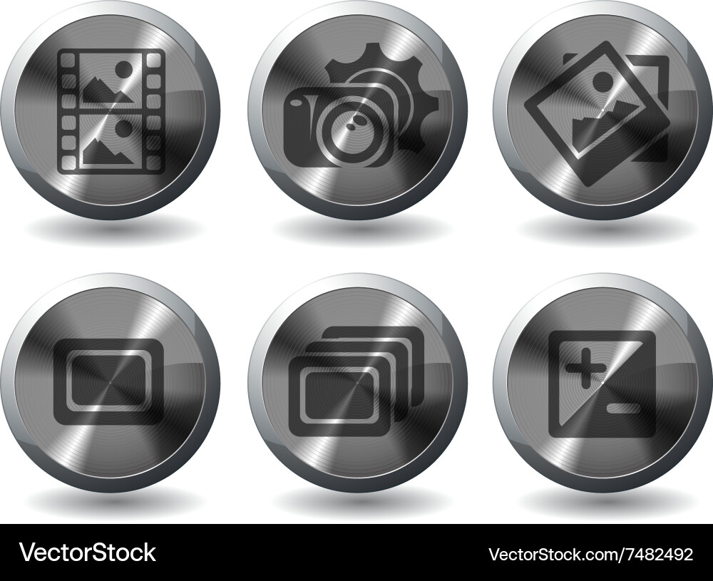 Fotografie Silhouette Icons vektorbild