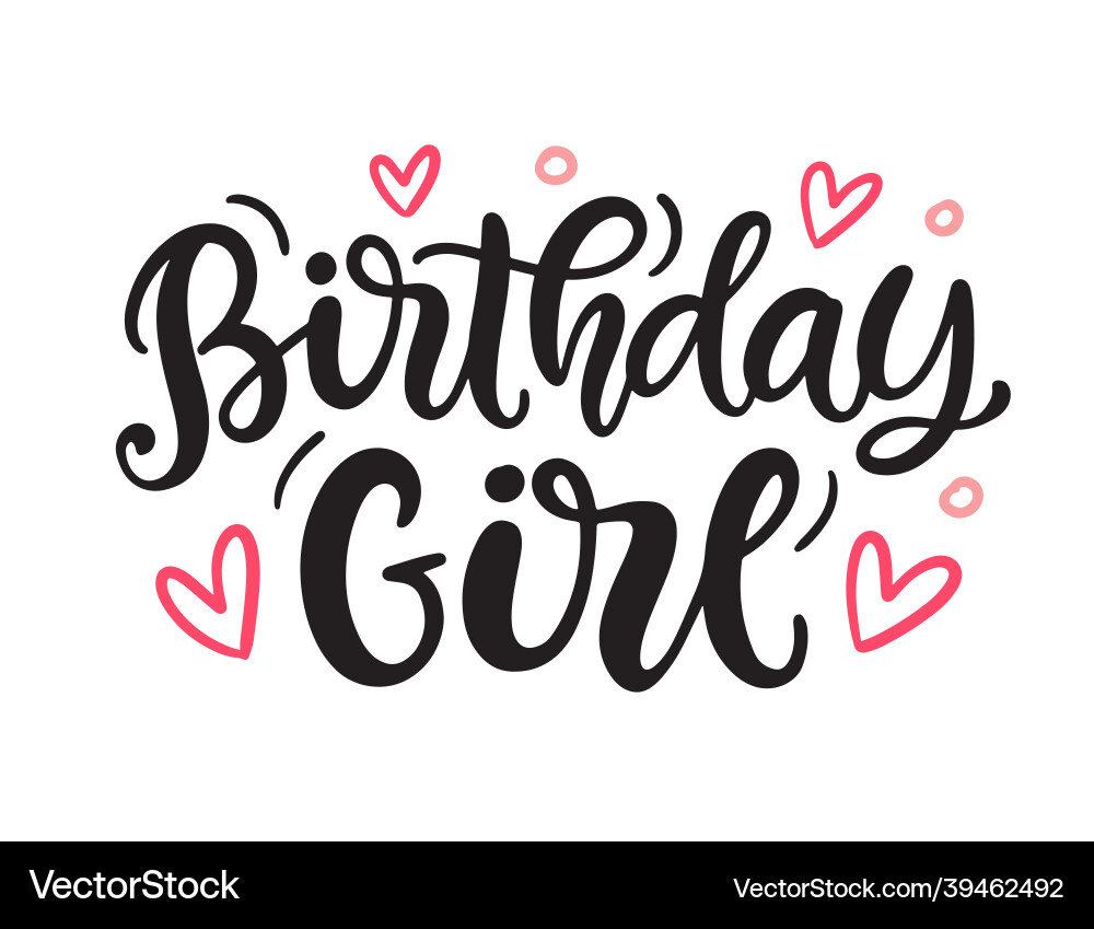 Geburtstag Mädchen niedlich Zitat Geburtstag Mädchen niedlich Zitat vektorbild