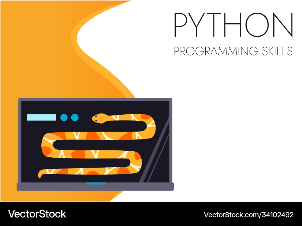 Python Code Sprache Vorzeichen Programmierung Codierung Python Code Sprache Vorzeichen Programmierung Codierung vektorbild