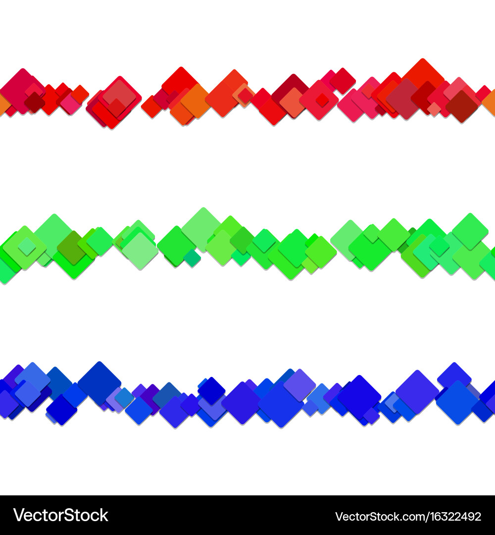 Seamless square pattern paragraph divider line vector image