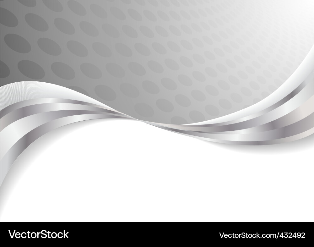 Silver Gradient Background Vector Image