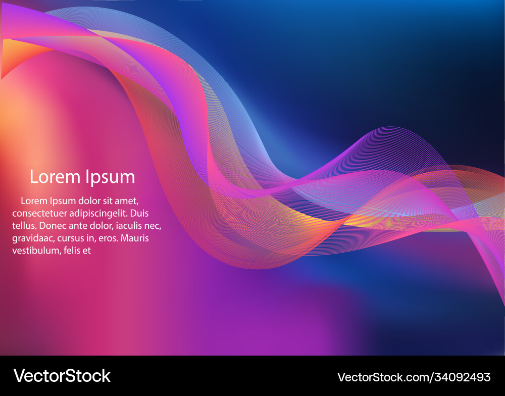A beautiful abstract background with lines vector image