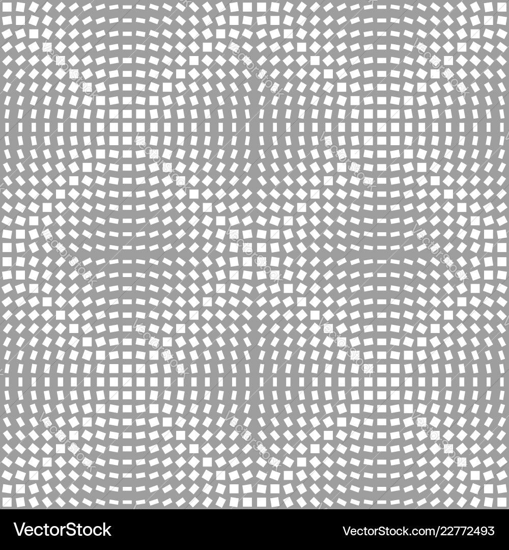 Gray Halftone Square Pattern vector image