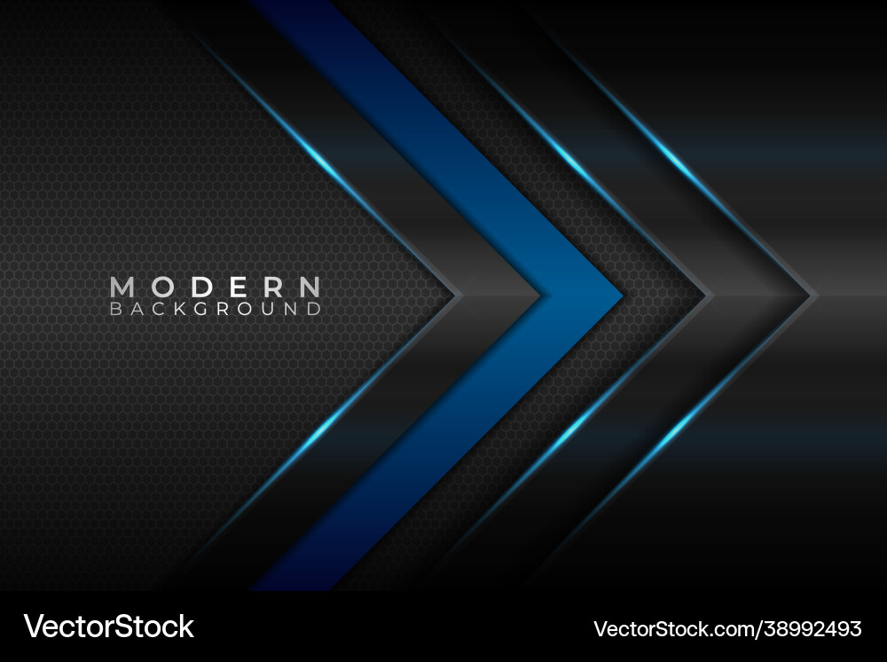 Modern abstract background arrow overlapped Vector Image