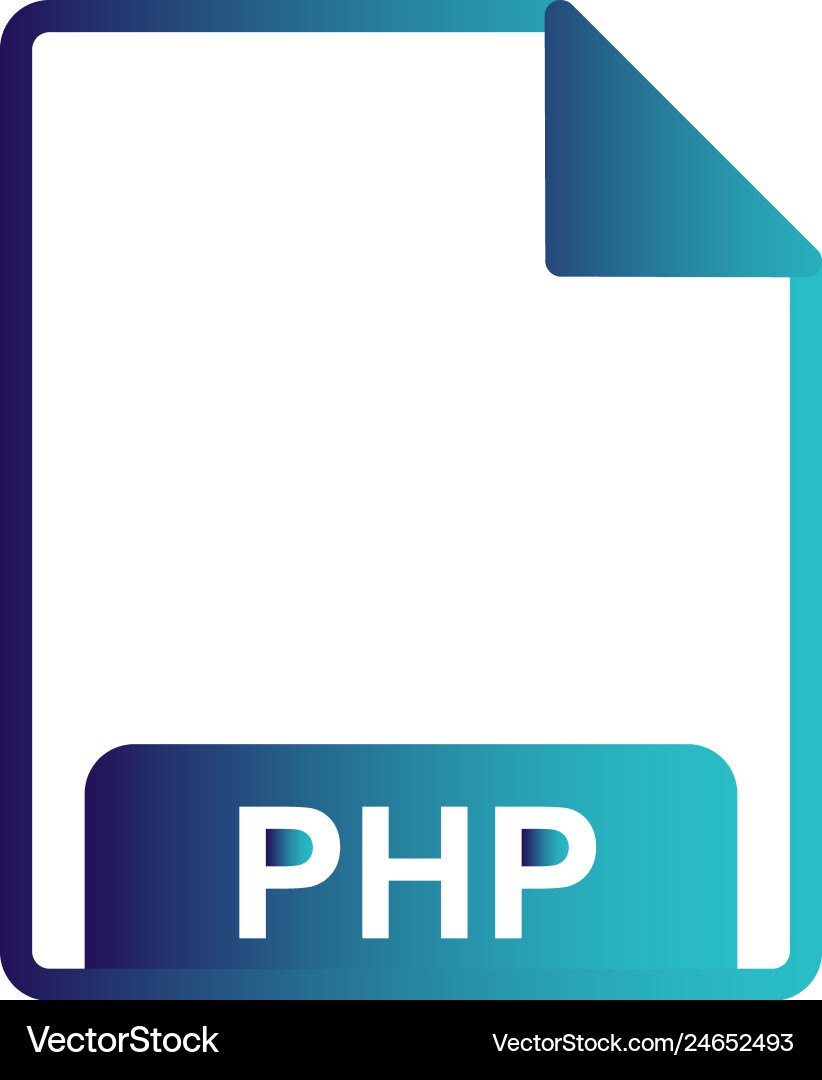 Php icon vector image