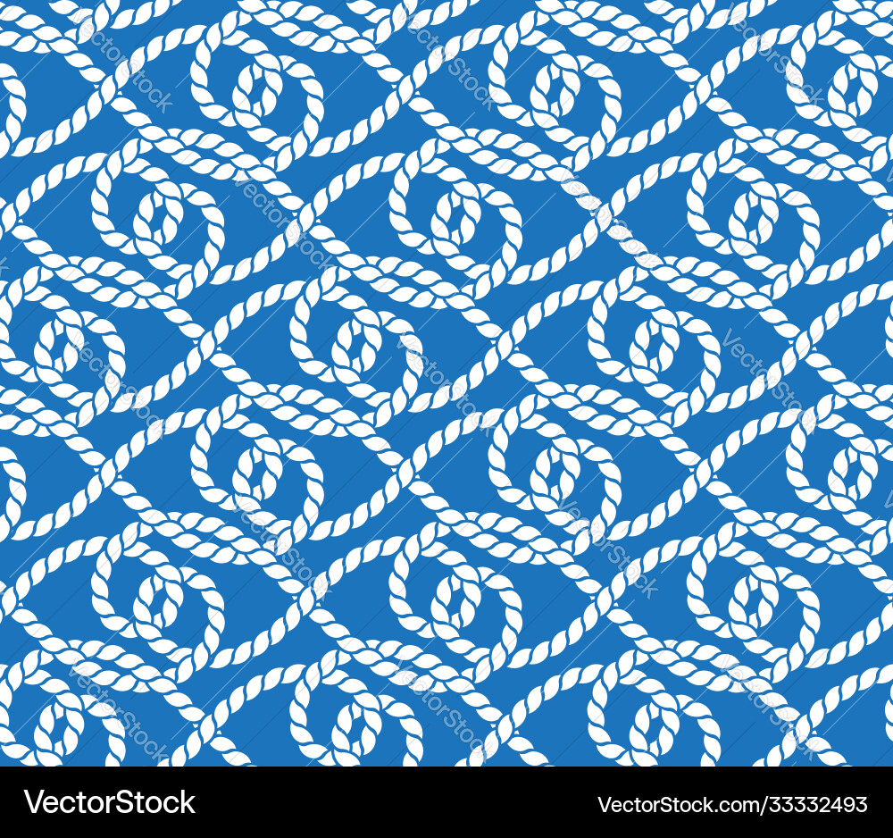 Seamless pattern ropes Seamless pattern ropes vector image
