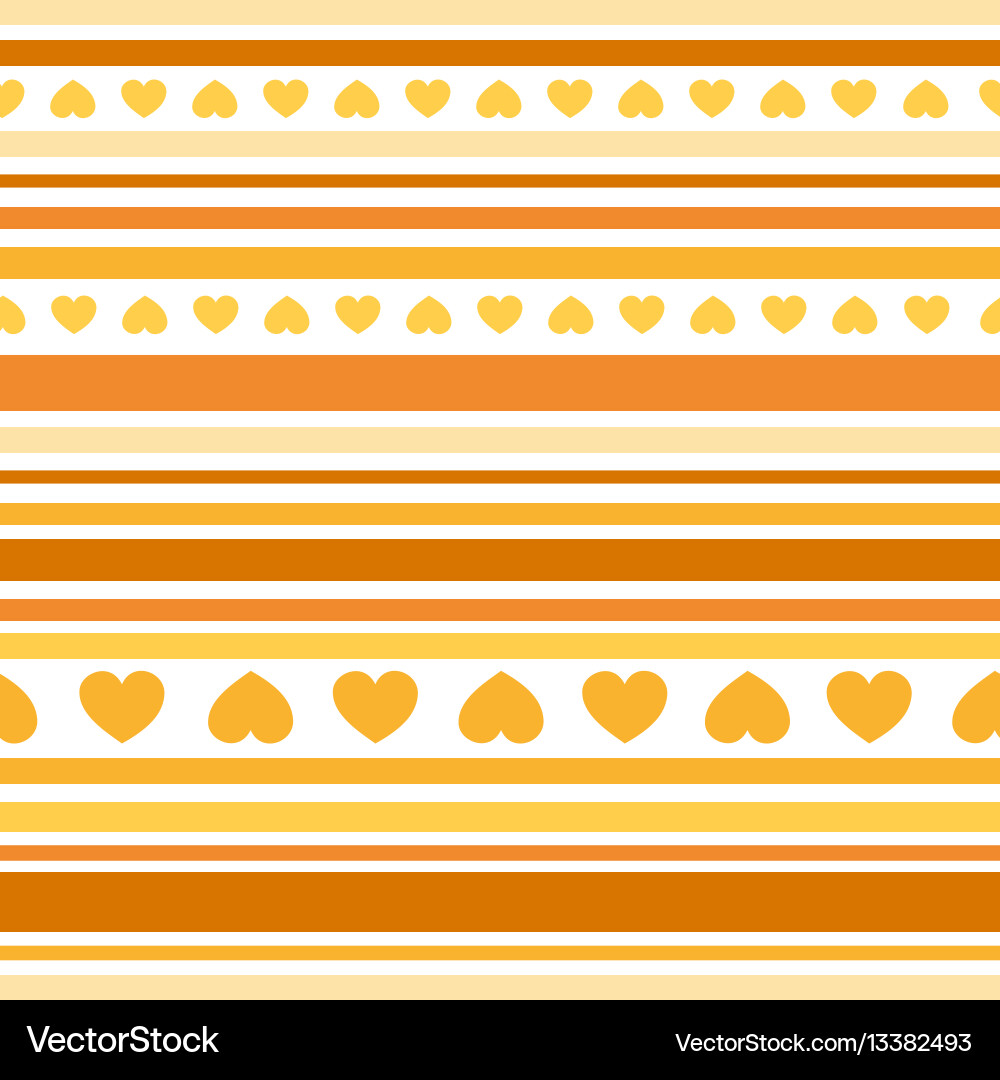 Seamless patterns with hearts fabric texture Vector Image