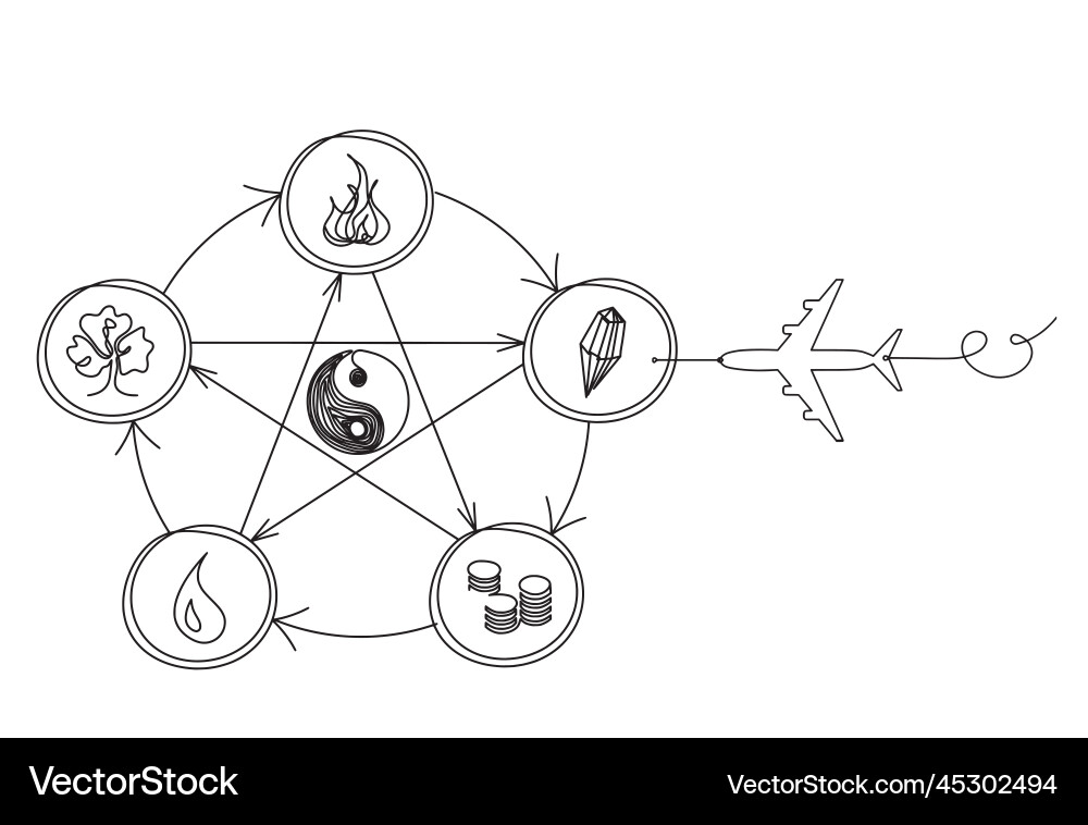 Abstract color circle of universe creation Abstract color circle of universe creation Vector Image