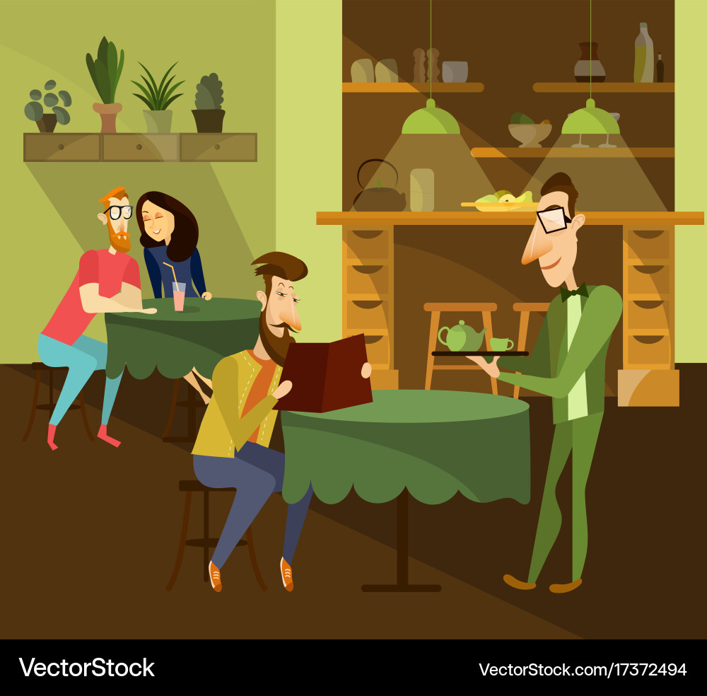 Cafe Introduction Vector Cafe concept Royalty Free Vector Image - VectorStock