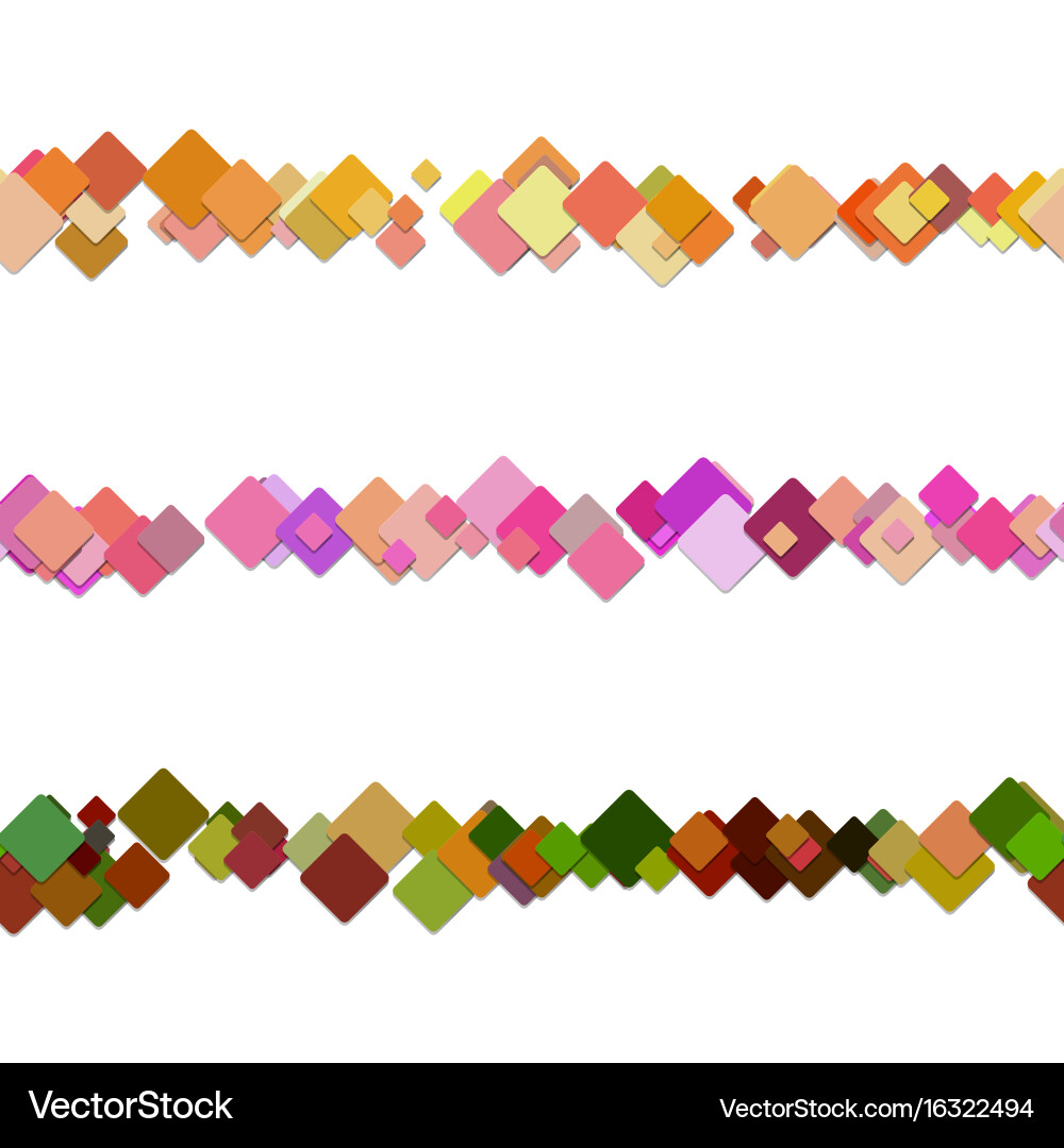 Diagonal Square Border Pattern vector image
