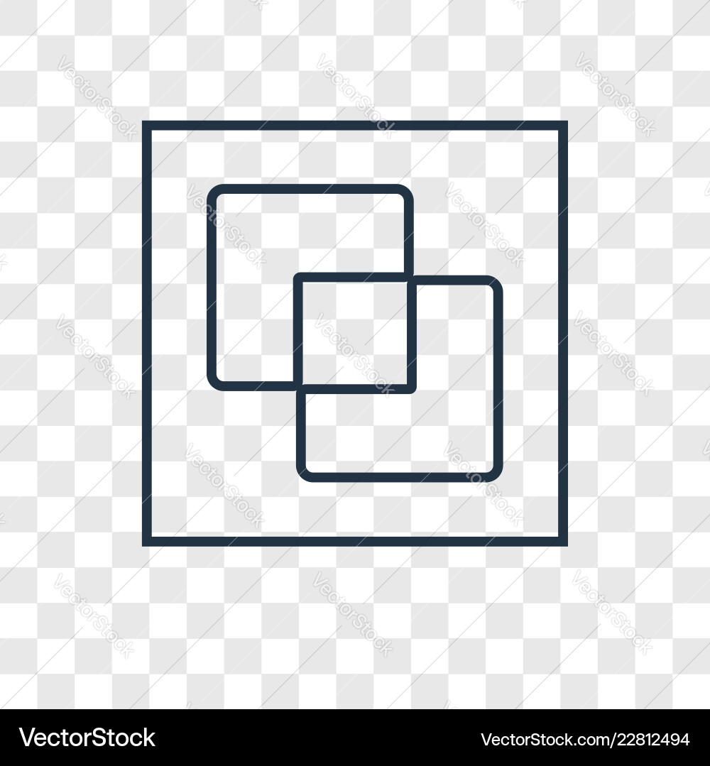 Divide concept linear icon isolated Divide concept linear icon isolated Vector Image