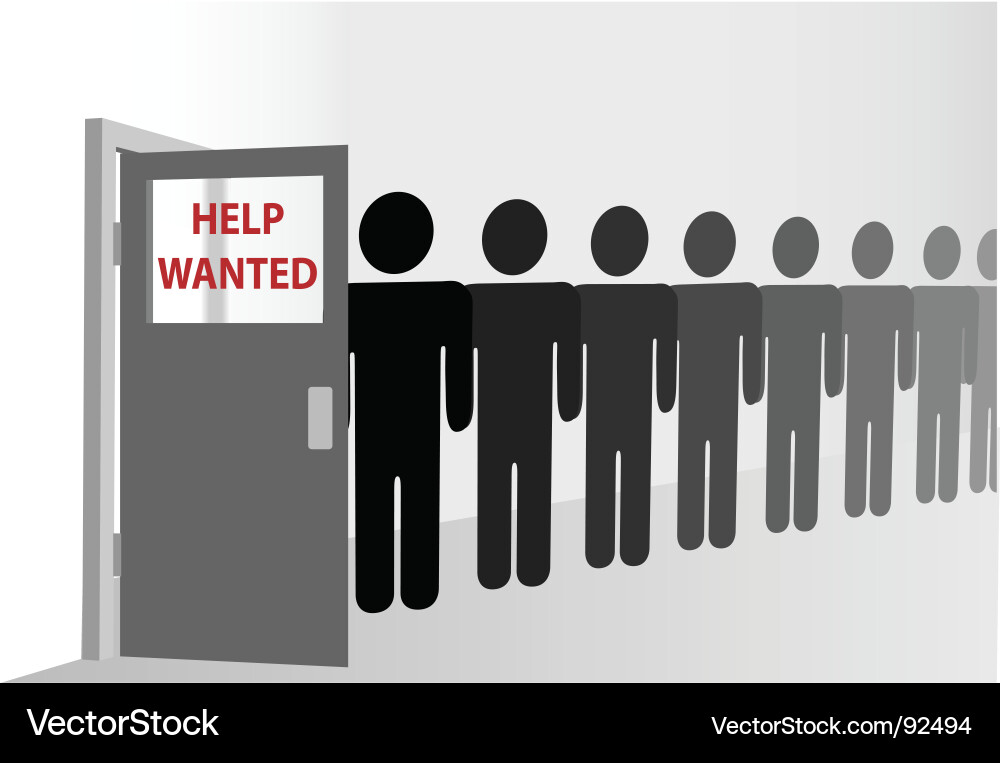 Job Applicants Waiting Vector Image