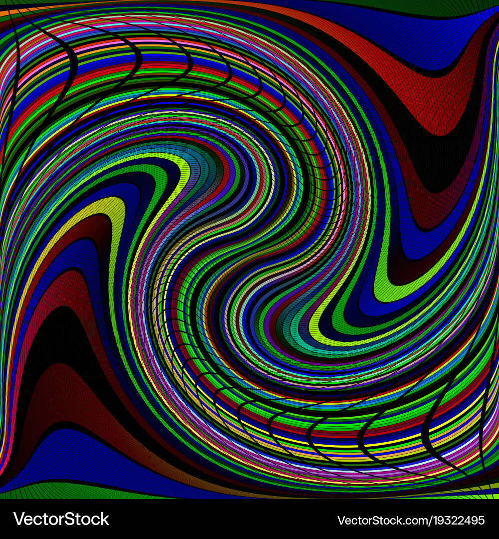 Dynamic Twirl Pattern Vector Image