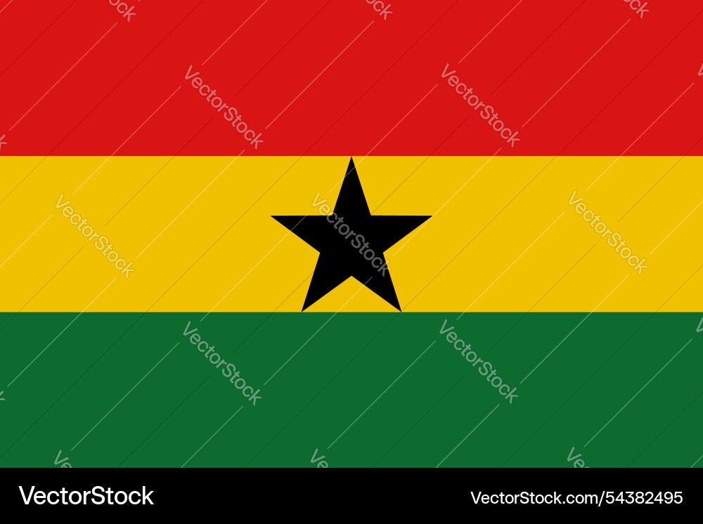 Ghana flag pattern background realistic national Ghana flag pattern background realistic national vector image