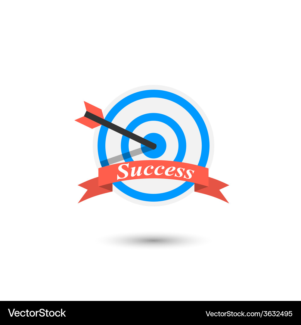 Goal Achievement Logo – Royalty-Free Vector | VectorStock, image size:1000x1080