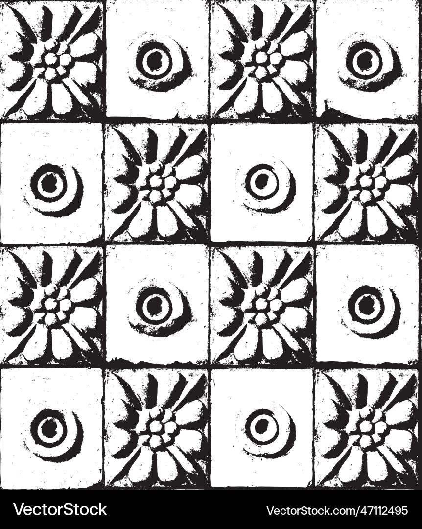 Old Stone Pattern Vector Image