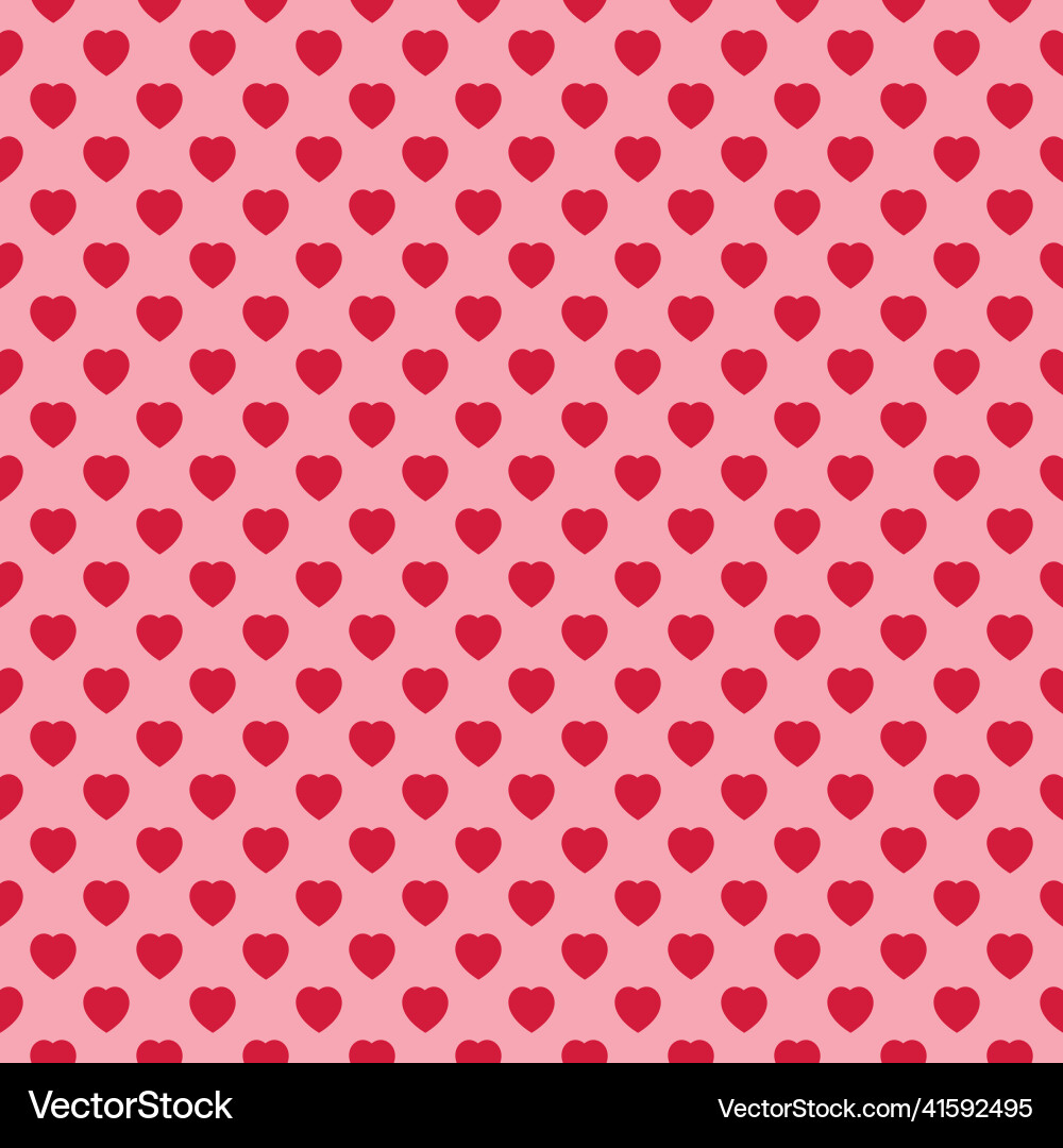 Pattern with hearts Vector Image