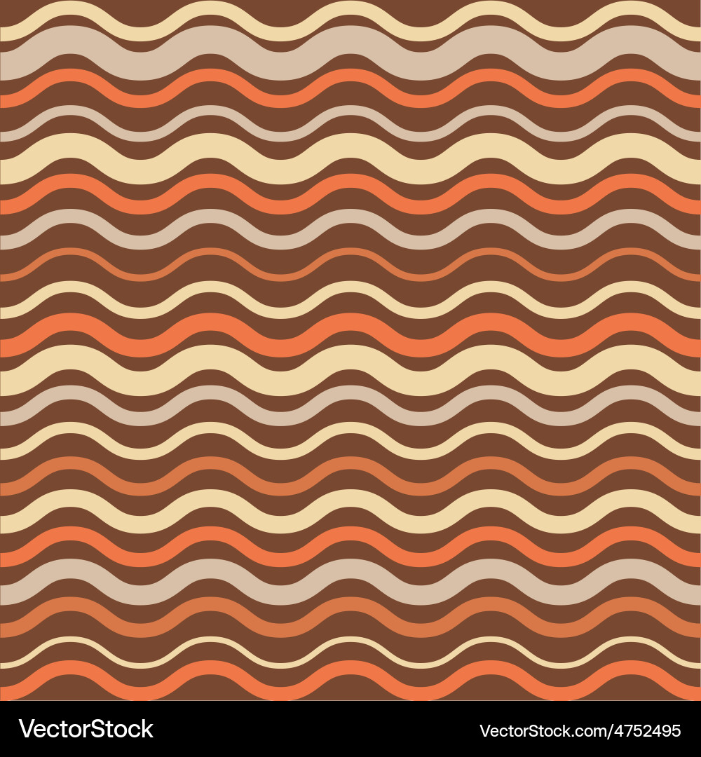 Retro seamless pattern vector image