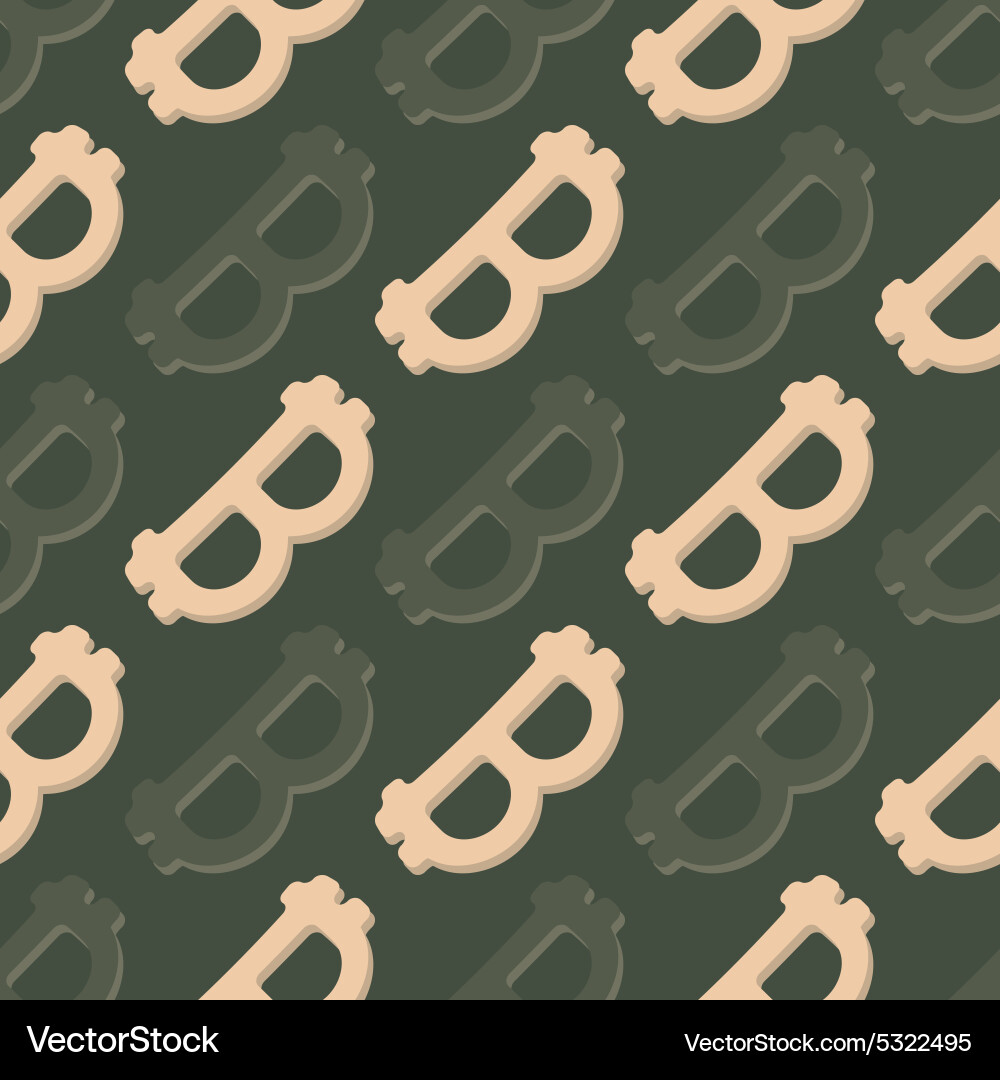 Seamless pattern with different cryptocurrency vector image