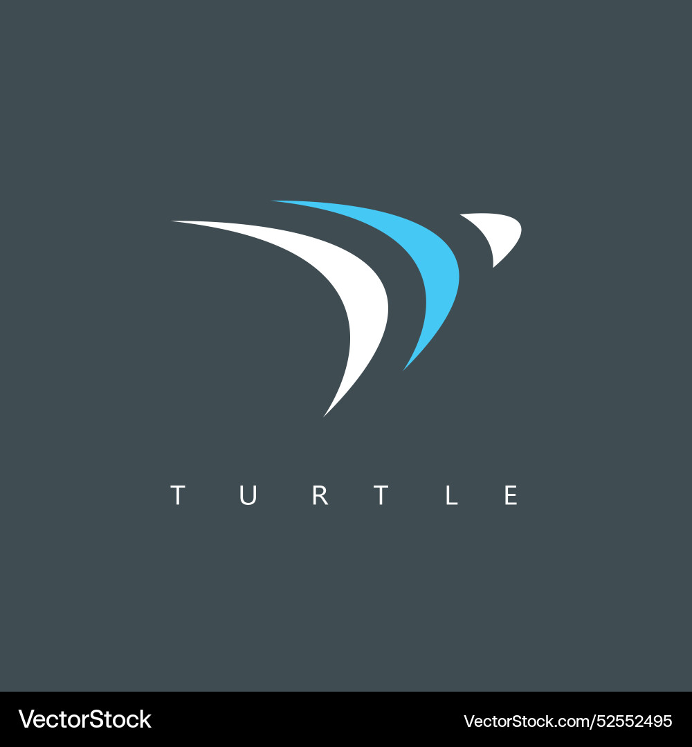 Simple turtle icon concept design for branding web Simple turtle icon concept design for branding web Vector Image