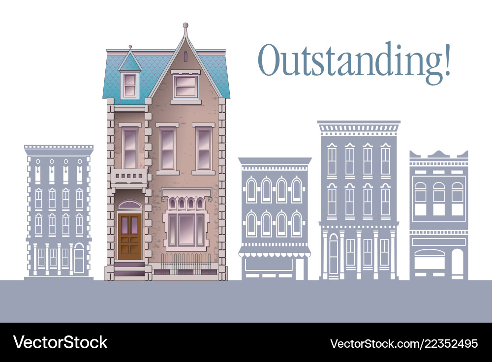 Stand out from the crowd and different concept vector image