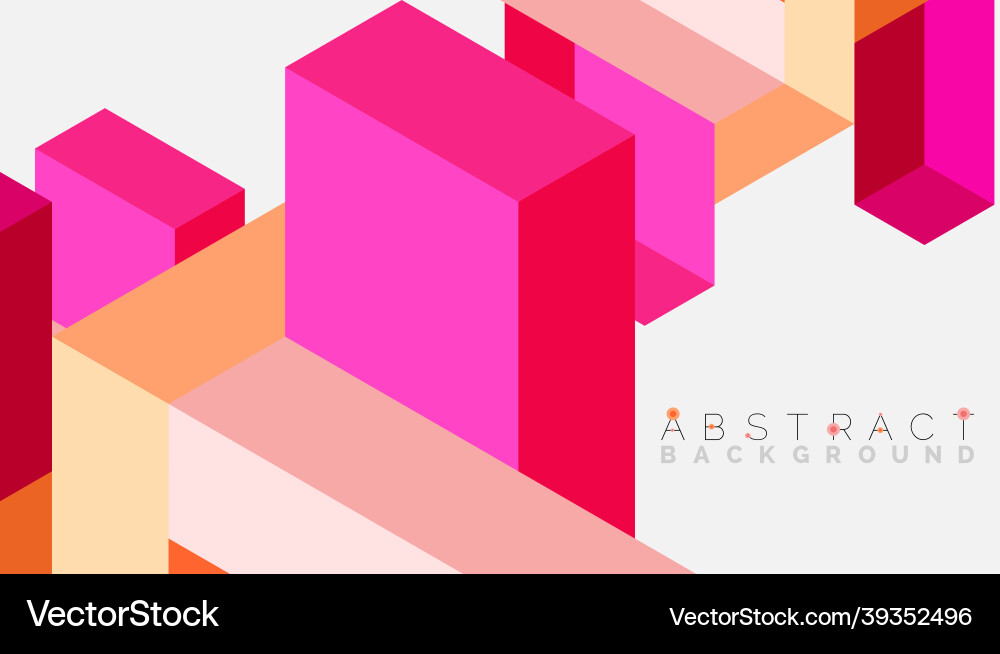 Abstract background 3d cubes cubic elements Abstract background 3d cubes cubic elements vector image