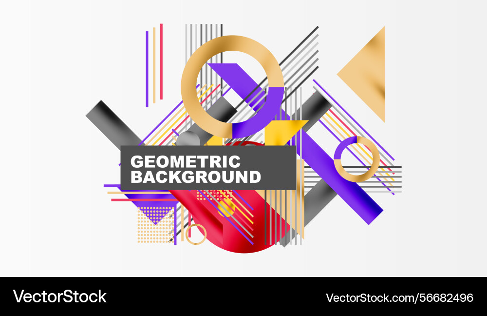 Abstract geometric composition lines rectangles Abstract geometric composition lines rectangles vector image