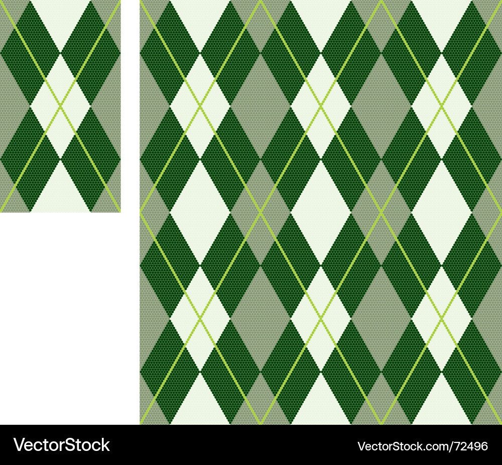Argyle Diamond Pattern Vector Image