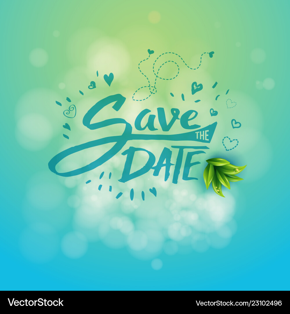 Background with words save the date Background with words save the date vector image