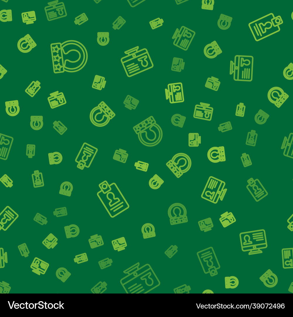 Set line create account screen identification Set line create account screen identification vector image