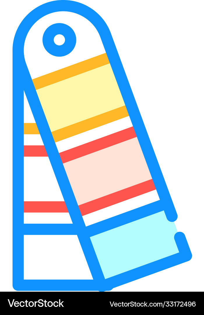 Spectrum for color matching icon Vector Image