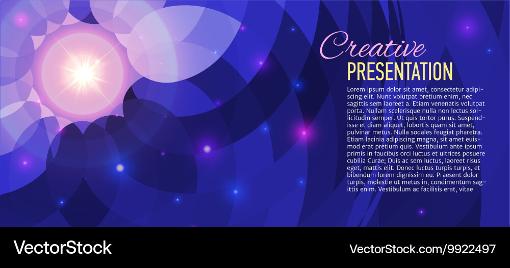 Abstract background with flare vector image