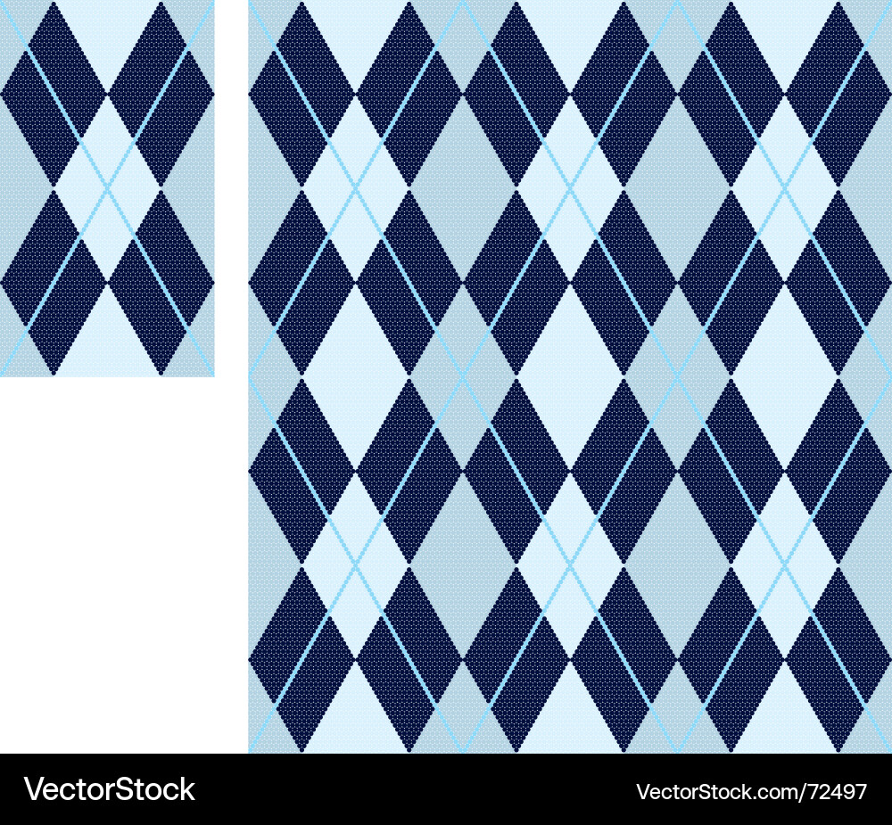 Classic Argyle Pattern vector image